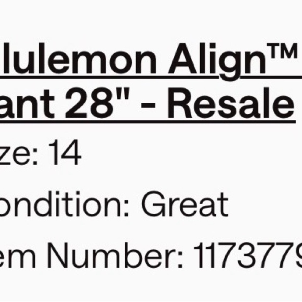 lululemon athletica Black Full-Length High-Rise Leggings - Picture 3 of 3